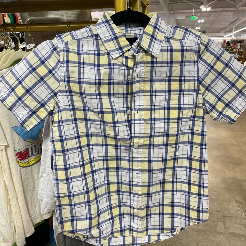 Boys short sleeve button down shirt